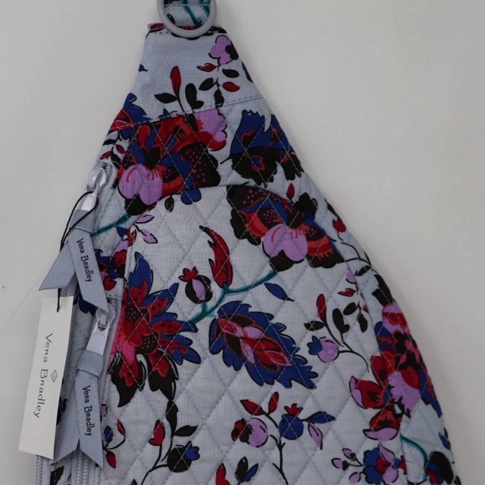 NWT Vera Bradley Multicolor Floral Crossbody Bag/Sling Backpack - Picture 5 of 16